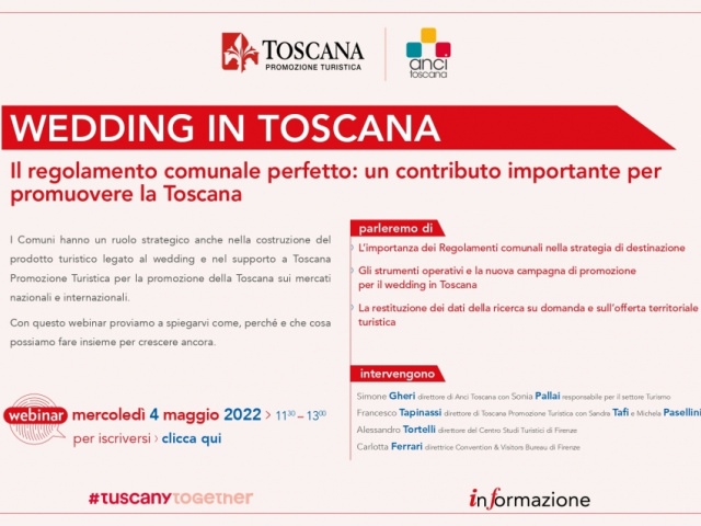 Wedding in Toscana - Il regolamento comunale perfetto: un contributo importante per promuovere la Toscana