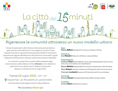 La citt&agrave; dei 15 Minuti
