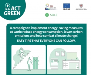 Come non sprecare energia in ufficio e a casa: la campagna Act Green
