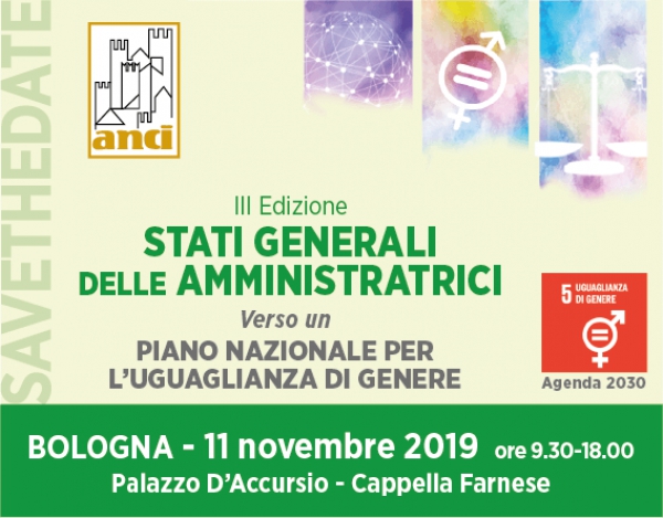Gli Stati generali delle amministratrici l'11 novembre a Bologna