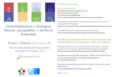 L&rsquo;amministrazione di Sostegno: Risorse e prospettive nel territorio Empolese