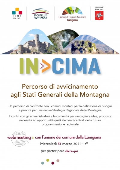 IN >CIMA Percorso di avvicinamento  agli Stati Generali della Montagna