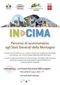 IN >CIMA Percorso di avvicinamento  agli Stati Generali della Montagna