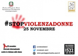 Violenza sulle donne, bandiere a mezz'asta il 25 novembre