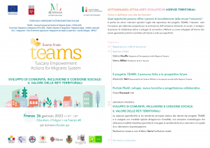 Sviluppo di comunit&agrave;, inclusione e coesione sociale: il valore delle reti territoriali