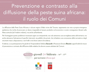 Prevenzione della peste suina africana:il ruolo dei Comuni