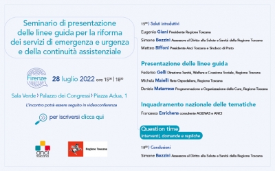 Riforma emergenza urgenza e continuit&agrave; assistenziale