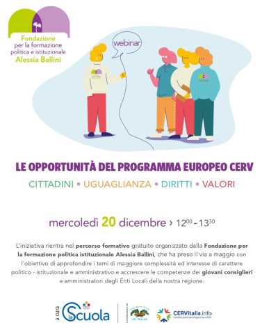 Programma Europeo CERV | cittadini uguaglianza diritti valori