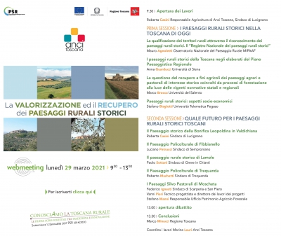 La Valorizzazione ed il recupero dei paesaggi rurali storici