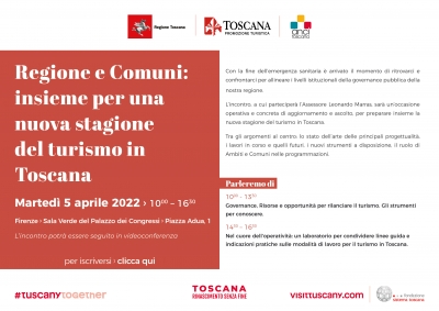 Regione e Comuni: insieme per una nuova stagione del turismo in Toscana