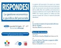 RISPONDESI &ndash;  La gestione economica e giuridica del personale