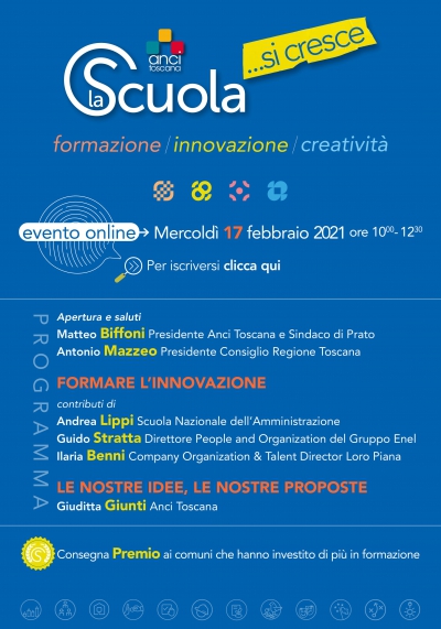 Si cresce...la nostra Scuola: innovazione, formazione, creativit&agrave;