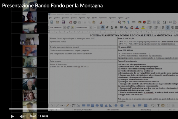Fondo per la montagna: disponibili online faq e link per assistere a evento di presentazione.