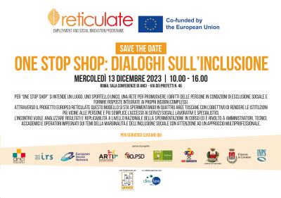 Progetto Reticulate | Seminario "One stop shop: dialoghi sull'inclusione"