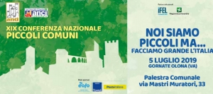 Assemblea annuale Piccoli Comuni, il programma e le info