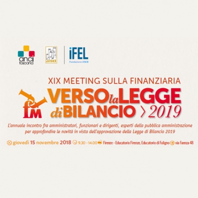 Verso la Legge di bilancio 2019