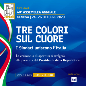 "Tre colori sul cuore. I sindaci uniscono l'Italia"