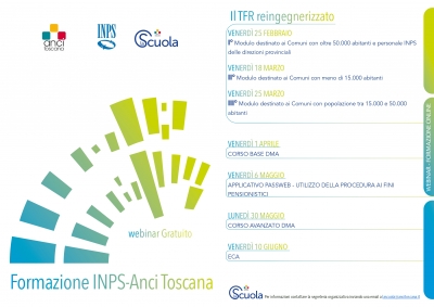 Collaborazione Anci Toscana - INPS Toscana | Percorso formativo materie pensionistiche
