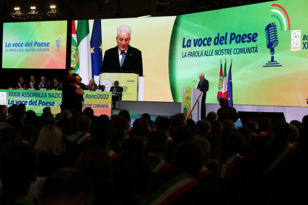 XXXIX Assemblea Anci, l'intervento del presidente Mattarella