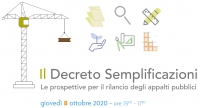 Il Decreto Semplificazioni- Le prospettive per il rilancio degli Appalti Pubblici