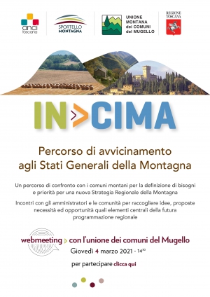 IN >CIMA Percorso di avvicinamento  agli Stati Generali della Montagna