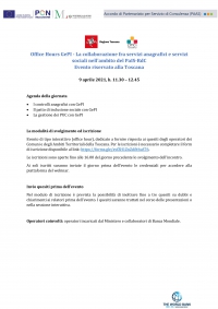La collaborazione fra servizi anagrafici e servizi sociali nell'ambito del Reddito di Cittadinanza
