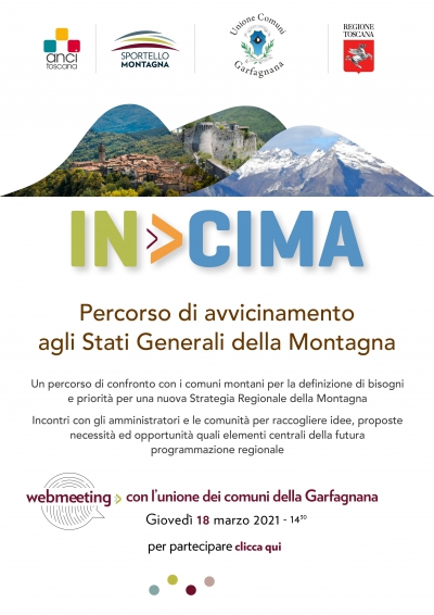 IN >CIMA Percorso di avvicinamento  agli Stati Generali della Montagna