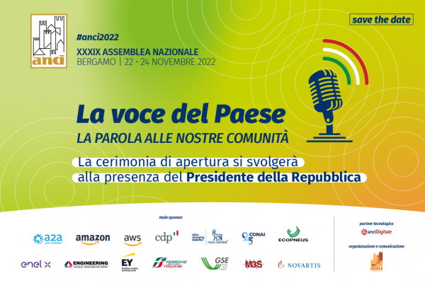 XXXIX  Assemblea annuale Anci a Bergamo, il programma provvisorio