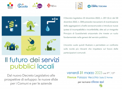 Il futuro dei servizi pubblici locali