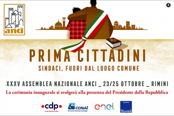 "Prima Cittadini", Assemblea Nazionale Anci a Rimini