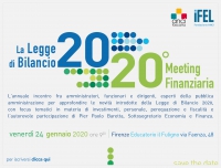 La Legge di Bilancio 2020, XX Meeting Finanziaria