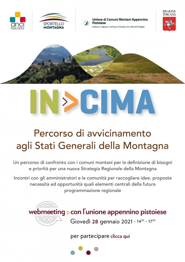 IN >CIMA Percorso di avvicinamento  agli Stati Generali della Montagna