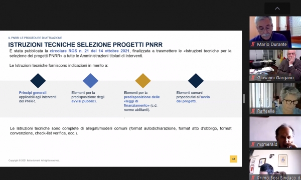 Pnrr e Comuni, oltre 500 collegati per il webinar sulle ultime novit&agrave;