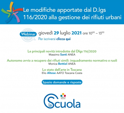 Le modifiche apportate dal D.lgs 116/2020 alla gestione dei rifiuti urbani
