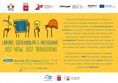 LAVORO, SOSTENIBILIT&Agrave; E INCLUSIONE: JUST NOW, JUST TRANSITION