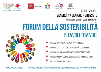 Strategia Regionale per la Sostenibilit&agrave;: a Grosseto l'ultima tappa per costruirla insieme!