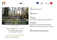 Incontro tematico "Riconoscimento e lotta alle principali avversit&agrave; delle piante forestali ed ornamentali in provincia di Pisa"
