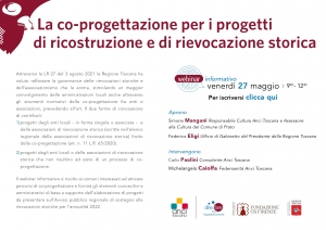 La co-progettazione per i progetti di ricostruzione e di rievocazione storica