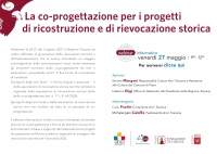 La co-progettazione per i progetti di ricostruzione e di rievocazione storica