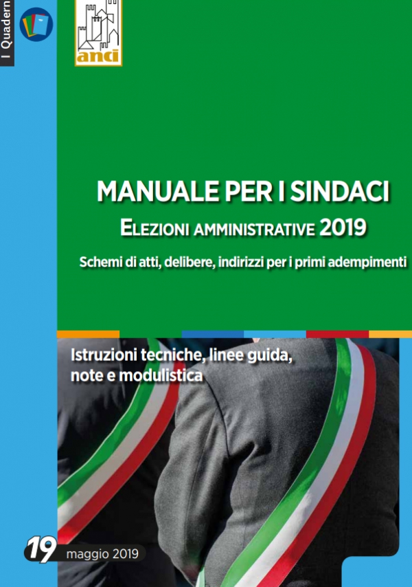 Il quaderno operativo Anci per gli amministratori neo eletti