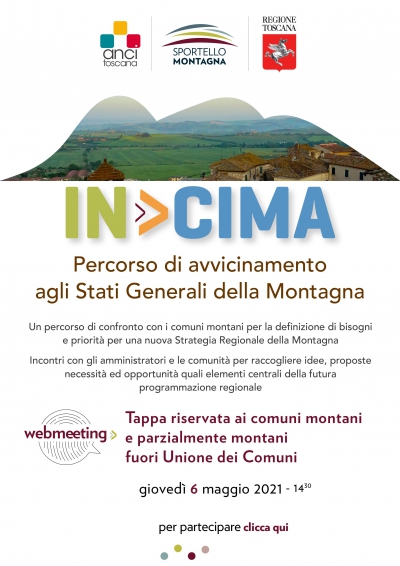 IN >CIMA Percorso di avvicinamento  agli Stati Generali della Montagna