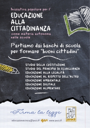 Educazione civica a scuola, nuova fase per la raccolta di firme